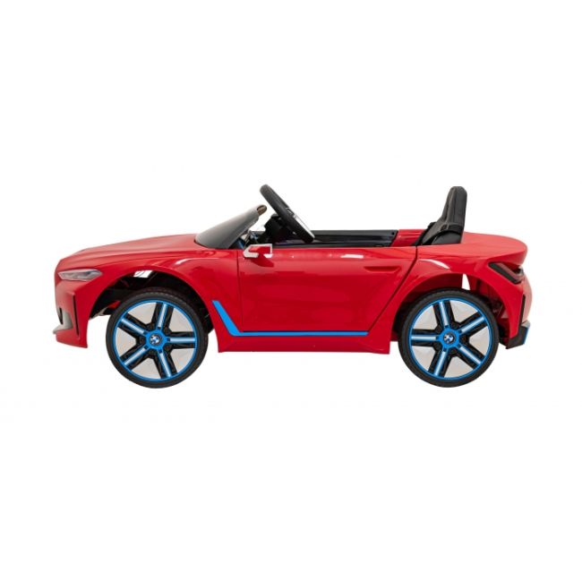 Masinuta electrica cu telecomanda bmw i4, roti eva, scaun tapitat, 116x79x45 cm, putere 50w - rosu edeedipa.je1009.cr