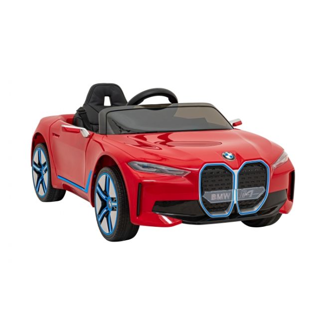 Masinuta electrica cu telecomanda bmw i4, roti eva, scaun tapitat, 116x79x45 cm, putere 50w - rosu edeedipa.je1009.cr
