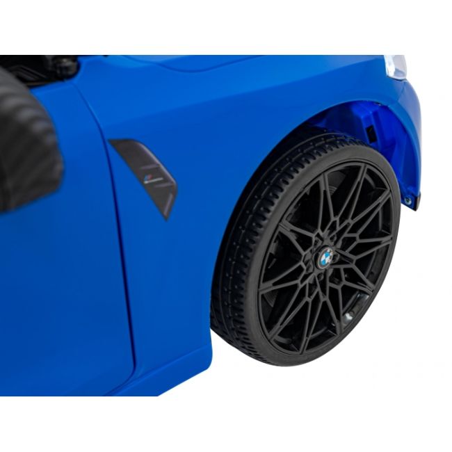Masinuta electrica cu telecomanda bmw m4, roti eva, scaun tapitat, 112x71x46 cm, putere 70w - albastru edeedipa.sx2418.nie