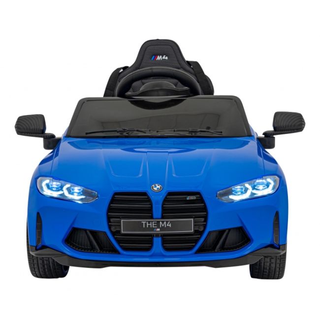 Masinuta electrica cu telecomanda bmw m4, roti eva, scaun tapitat, 112x71x46 cm, putere 70w - albastru edeedipa.sx2418.nie