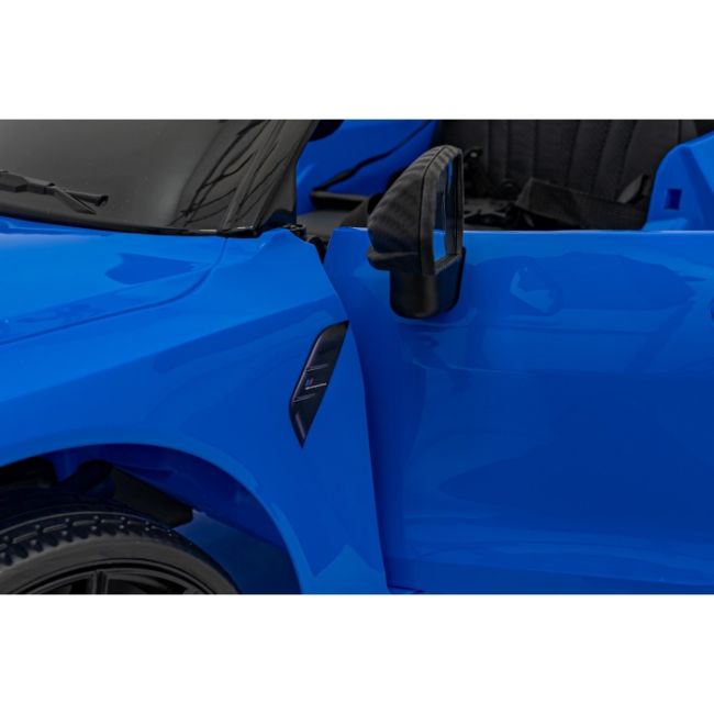 Masinuta electrica cu telecomanda bmw m4, roti eva, scaun tapitat, 112x71x46 cm, putere 70w - albastru edeedipa.sx2418.nie