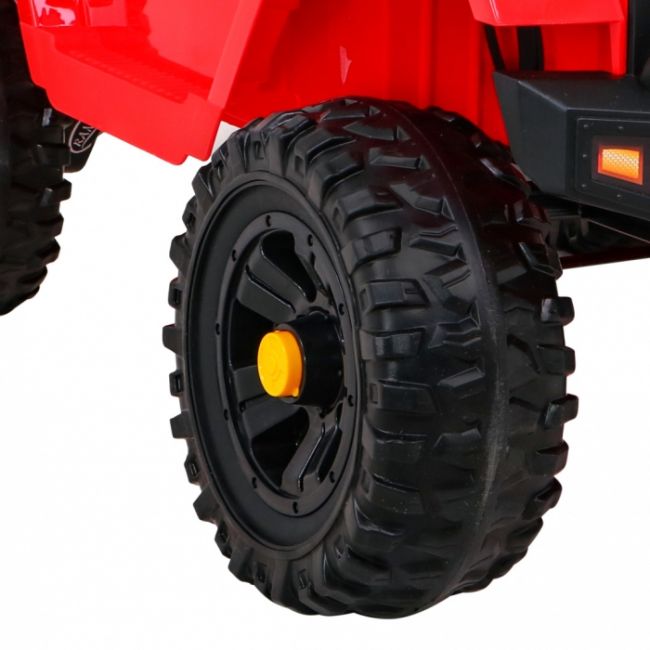 Masinuta electrica cu telecomanda jeep dark night, roti eva, scaun tapitat, 100x67x59 cm, putere 70w - rosu edeedipa.bdm0922.cr