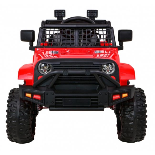 Masinuta electrica cu telecomanda jeep dark night, roti eva, scaun tapitat, 100x67x59 cm, putere 70w - rosu edeedipa.bdm0922.cr