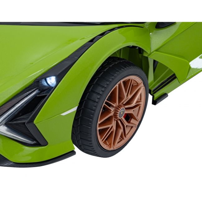 Masinuta electrica cu telecomanda lamborghini sian, roti eva, scaun tapitat, 108x62x38 cm, putere 106w - verde edeedipa.qls-6388.zie