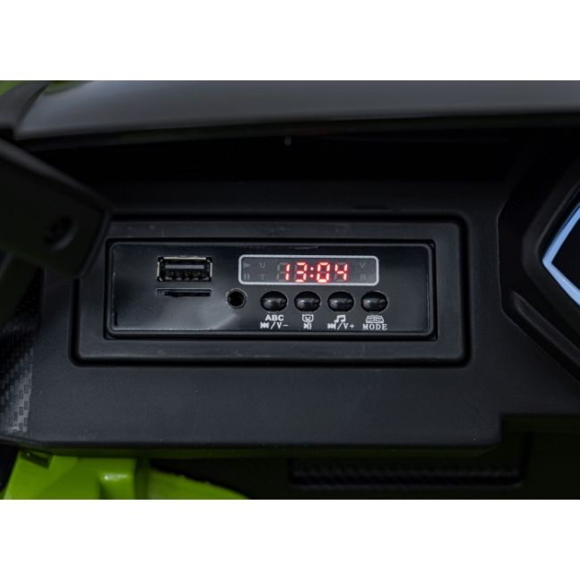 Masinuta electrica cu telecomanda lamborghini sian, roti eva, scaun tapitat, 108x62x38 cm, putere 106w - verde edeedipa.qls-6388.zie