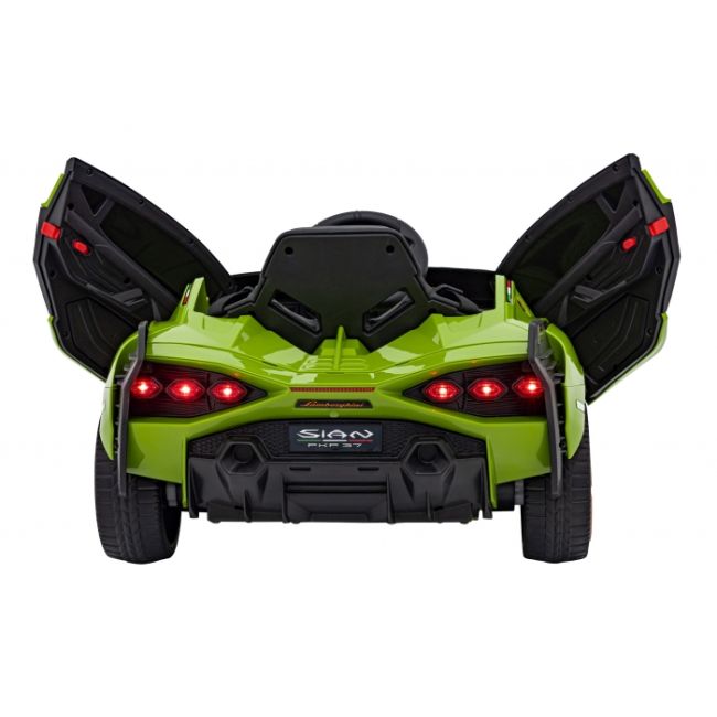 Masinuta electrica cu telecomanda lamborghini sian, roti eva, scaun tapitat, 108x62x38 cm, putere 106w - verde edeedipa.qls-6388.zie
