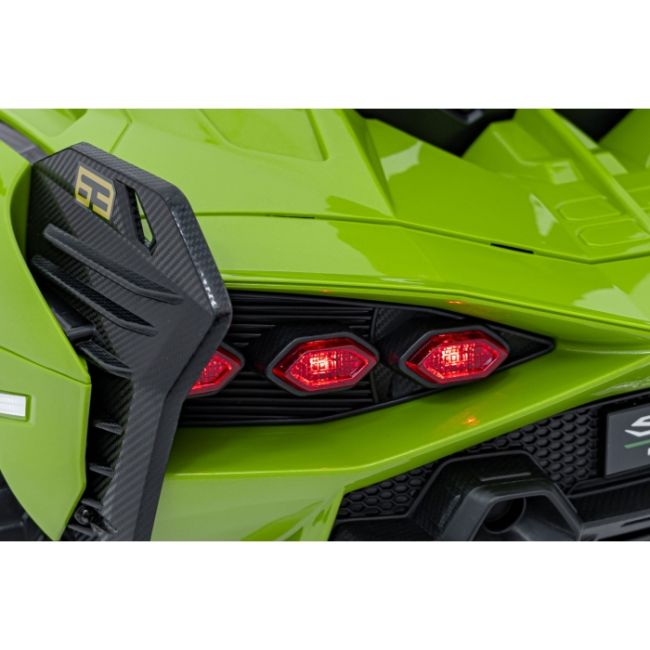 Masinuta electrica cu telecomanda lamborghini sian, roti eva, scaun tapitat, 108x62x38 cm, putere 106w - verde edeedipa.qls-6388.zie