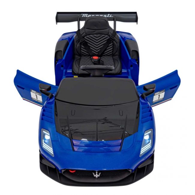 Masinuta electrica cu telecomanda maserati mc20 gt2, roti eva, scaun tapitat, 115x61x46 cm, putere 110w - albastru edeedipa.qls-8601.nie