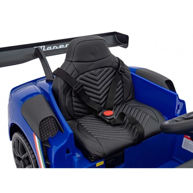 Masinuta electrica cu telecomanda maserati mc20 gt2, roti eva, scaun tapitat, 115x61x46 cm, putere 110w - albastru edeedipa.qls-8601.nie