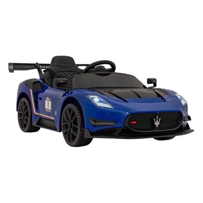 Masinuta electrica cu telecomanda maserati mc20 gt2, roti eva, scaun tapitat, 115x61x46 cm, putere 110w - albastru edeedipa.qls-8601.nie