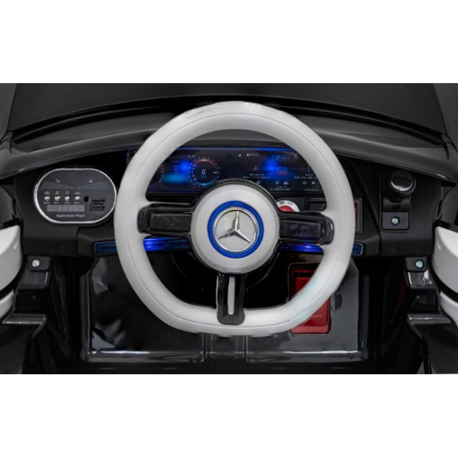 Masinuta electrica cu telecomanda mercedes benz amg eqa, roti eva, scaun tapitat, 101x69x53 cm, putere 70w - negru edeedipa.qy2288.cz