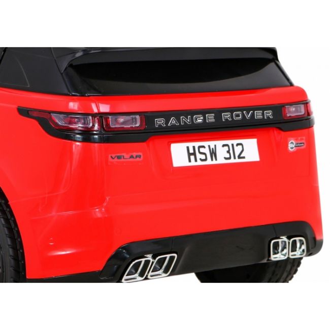 Masinuta electrica cu telecomanda range rover velar, roti eva, scaun tapitat, 107x64x49 cm, putere 70w - rosu edeedipa.qy2088.cr