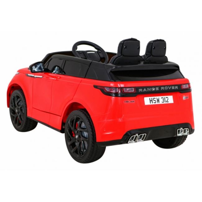 Masinuta electrica cu telecomanda range rover velar, roti eva, scaun tapitat, 107x64x49 cm, putere 70w - rosu edeedipa.qy2088.cr