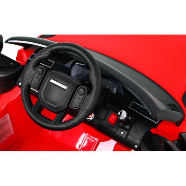 Masinuta electrica cu telecomanda range rover velar, roti eva, scaun tapitat, 107x64x49 cm, putere 70w - rosu edeedipa.qy2088.cr