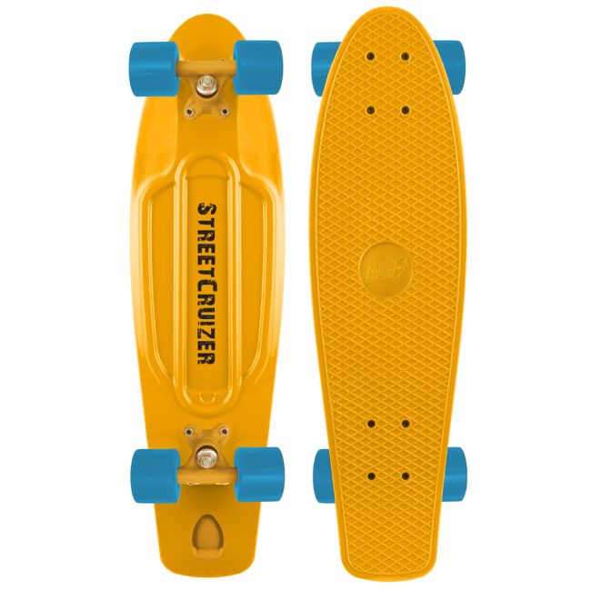 Skateboard Street Cruizer 57cm Galben - Mandelli BEEMD707100006G