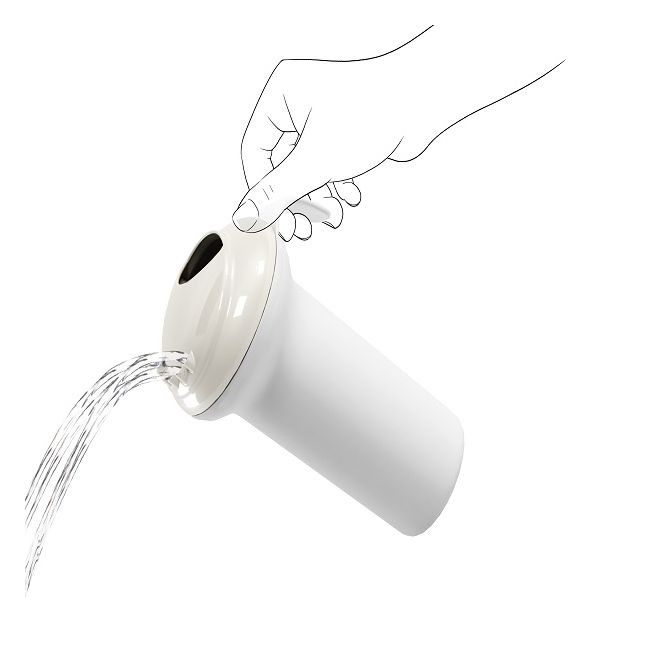 Dus clatire Splash - OKBaby - alb BEEOK889-16