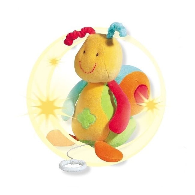 Jucarie muzicala Melc - Brevi Soft Toys BEEBV168136
