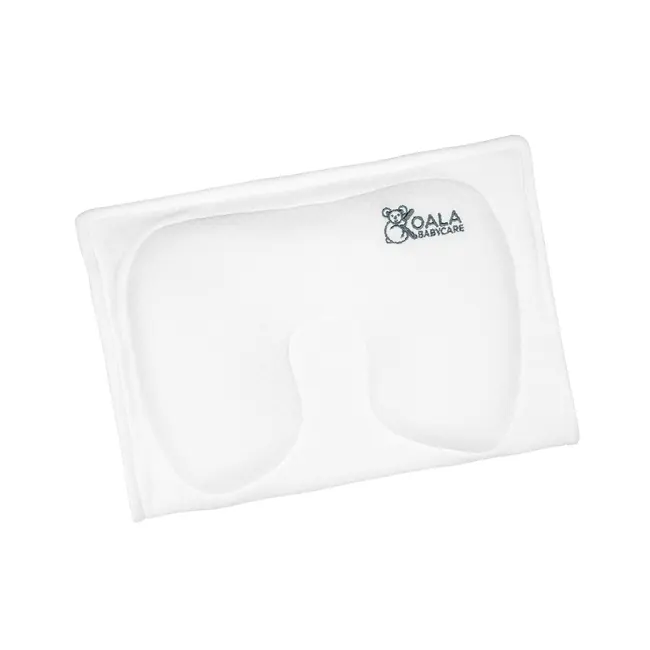Perna alaptare anti plagiocefalie, cu spuma memory, 2 huse detasabile, certificata in germania, koala perfect head breastfeeding white lvtk8051938140063