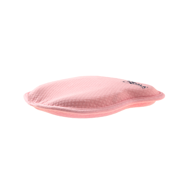 Perna bebelusi anti plagiocefalie 0-12 luni, forma ergonomica cu spuma memory, 2 huse detasabile, certificata in germania, koala perfect head pink lvtk8051938140025