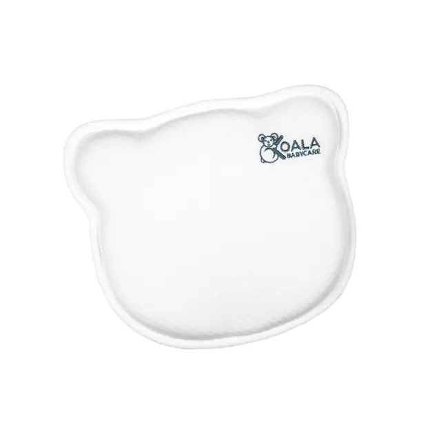 Perna bebelusi anti plagiocefalie 0-12 luni, forma ergonomica cu spuma memory, 2 huse detasabile, certificata in germania, koala perfect head white lvtk8051938140001