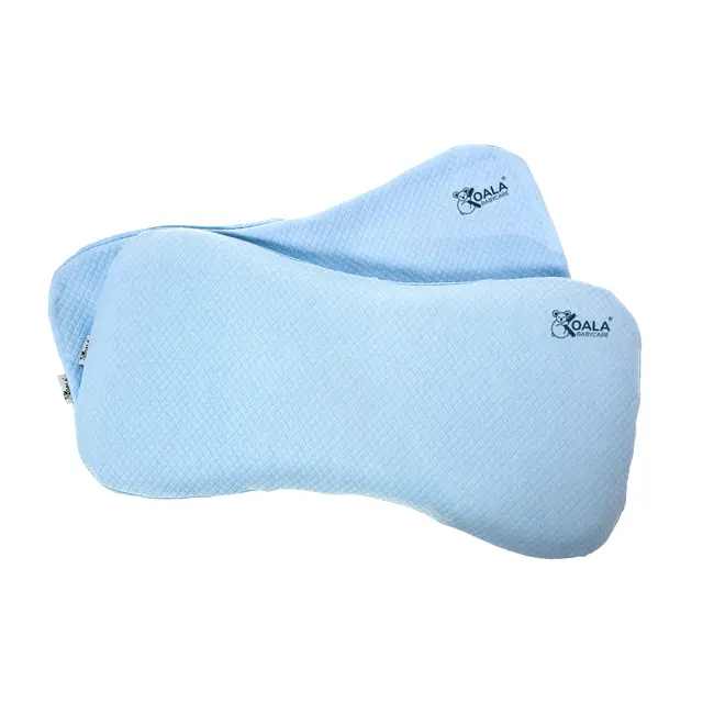 Perna bebelusi anti plagiocefalie 0-36 luni, forma ergonomica cu spuma memory, 2 huse detasabile, certificata in germania, koala perfect head maxi blue lvtk8051938140049