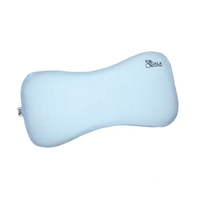 Perna bebelusi anti plagiocefalie 0-36 luni, forma ergonomica cu spuma memory, 2 huse detasabile, certificata in germania, koala perfect head maxi blue lvtk8051938140049