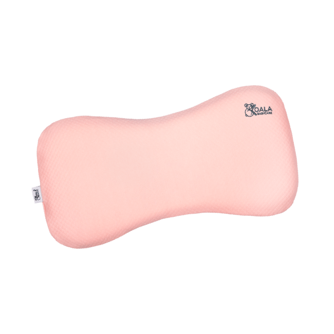 Perna bebelusi anti plagiocefalie 0-36 luni, forma ergonomica cu spuma memory, 2 huse detasabile, certificata in germania, koala perfect head maxi pink lvtk8051938140056