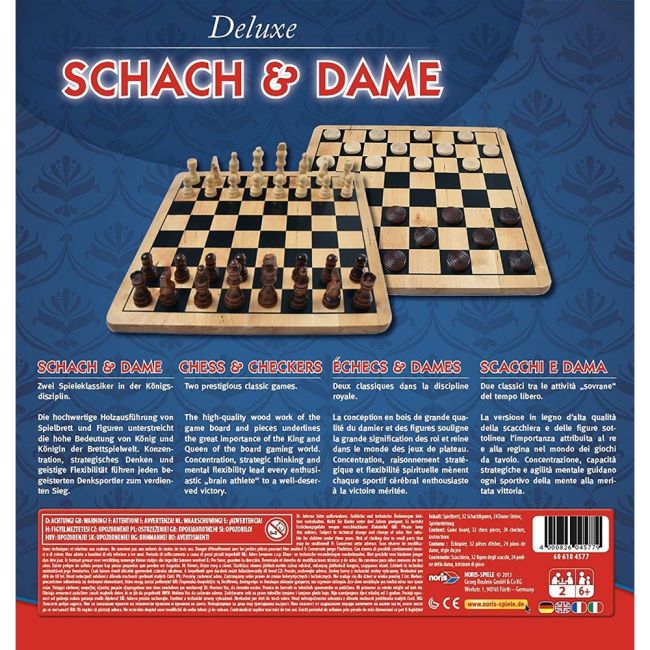 Joc noris deluxe chess and checkers hubs606104577