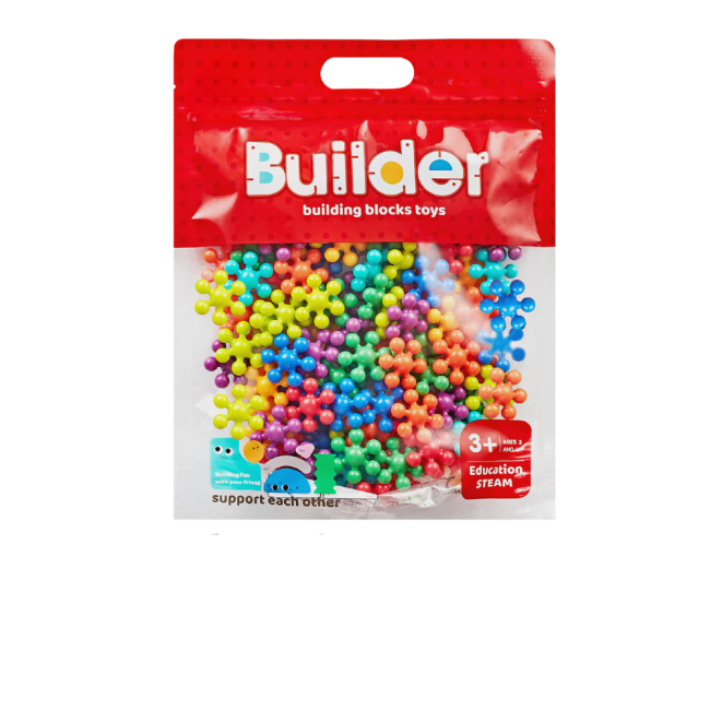 Joc de constructie steam - floricele colorate (90 piese)