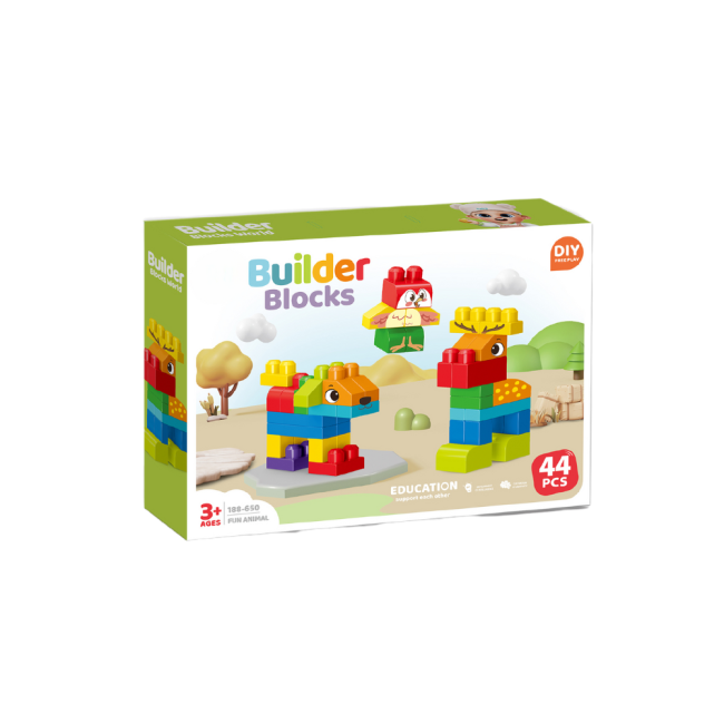 Set de constructie steam - animalute haioase (44 piese)