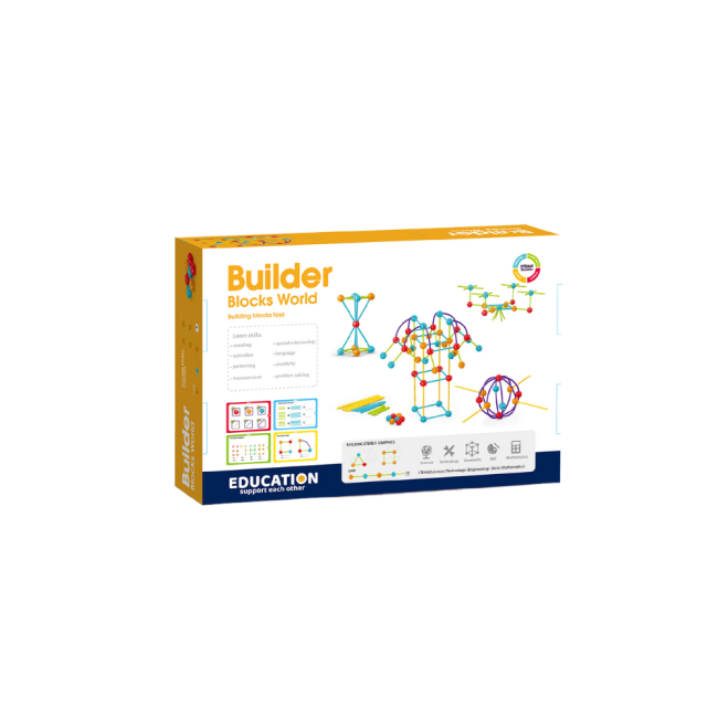 Set de constructie steam - forme 3d ( 140 piese)