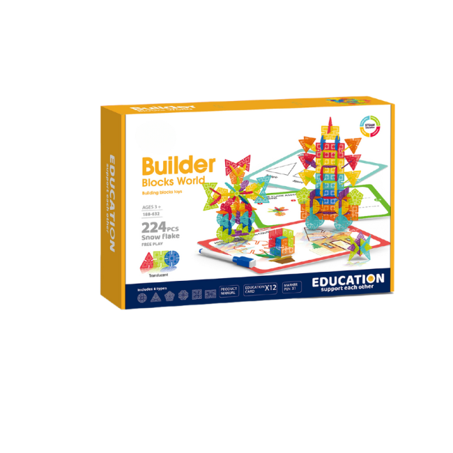 Set de constructie steam - fulgi de zapada (224 piese)