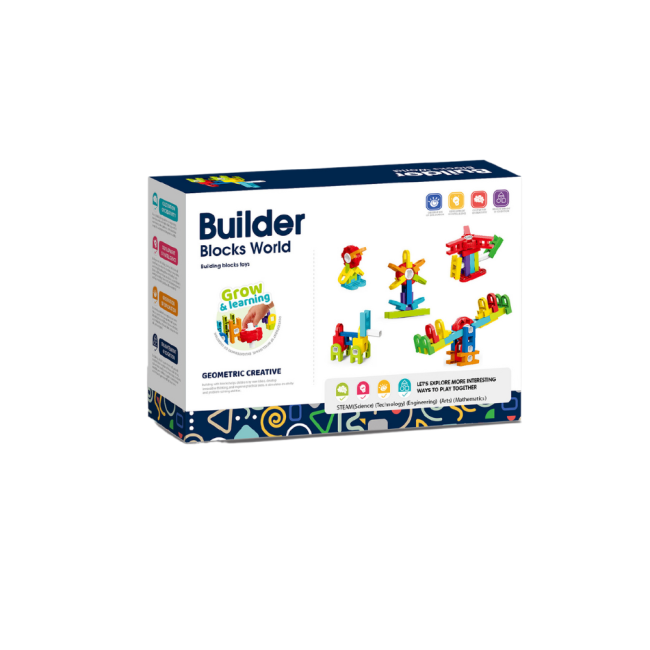 Set de constructie steam - fun blocks (26 piese)