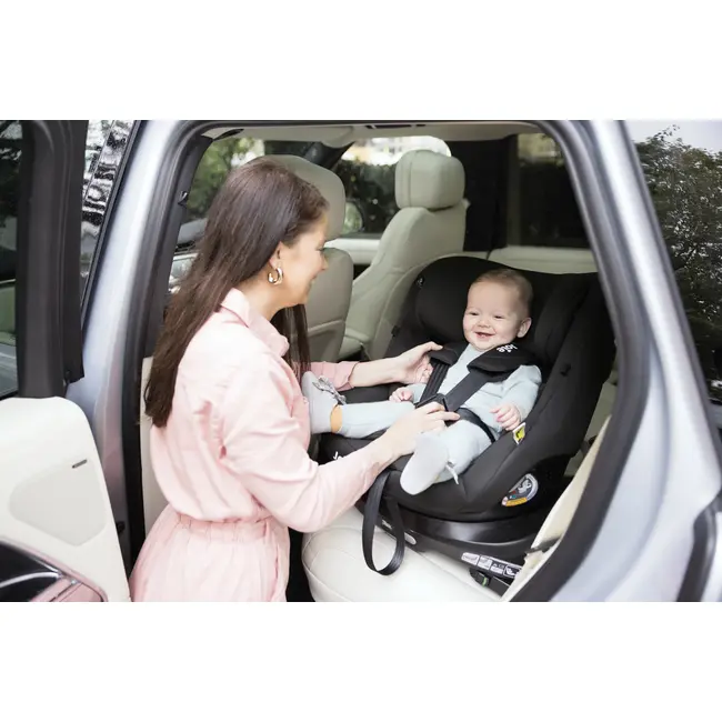 Joie - scaun auto i-pivot 360&deg; dark slate, 40-105 cm, certificat r129 bbbc2302aadsl000