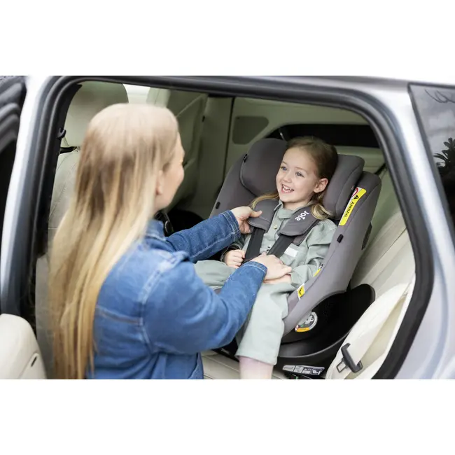 Joie - scaun auto i-pivot 360&deg; dark slate, 40-105 cm, certificat r129 bbbc2302aadsl000