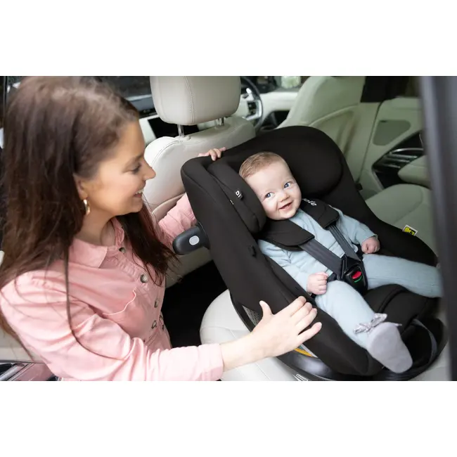 Joie - scaun auto i-pivot 360&deg; dark slate, 40-105 cm, certificat r129 bbbc2302aadsl000