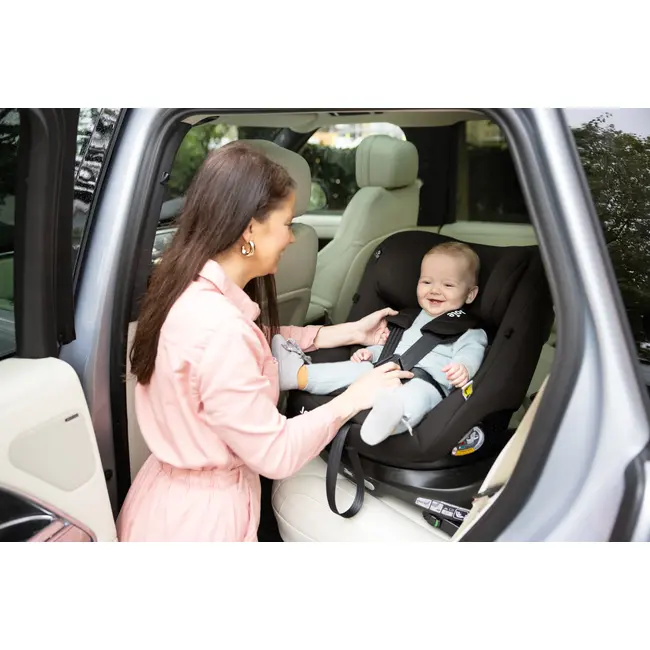 Joie - scaun auto i-pivot 360&deg; dark slate, 40-105 cm, certificat r129 bbbc2302aadsl000