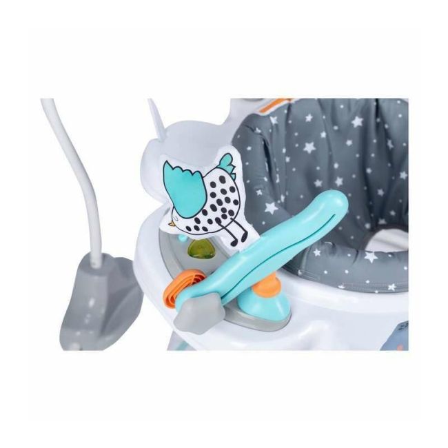 Jumper interactiv, FreeON, Jump&Play, Pana la 11 kg, Cu jucarii, Cu sunete si lumini, 0 luni+, Multicolor BYN82108