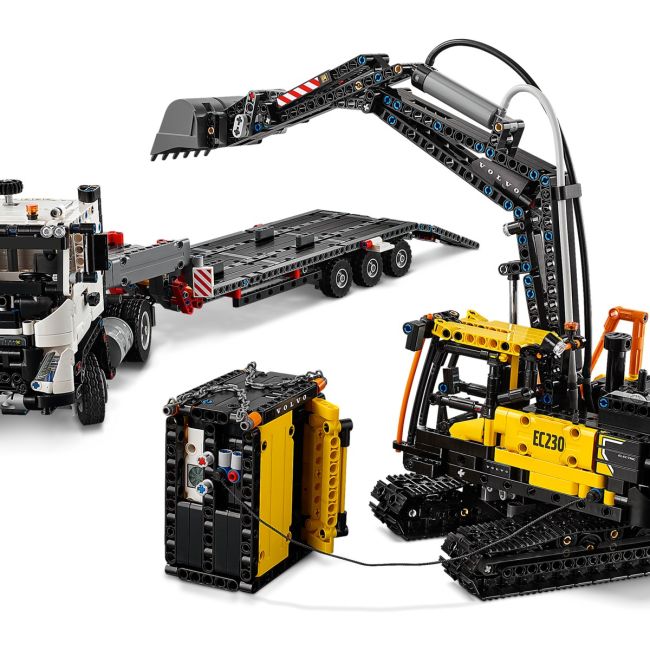 LEGO TECHNIC CAMIONUL FMX ȘI EXCAVATORUL ELECTRIC EC230 DE LA VOLVO 42175 VIVLEGO42175