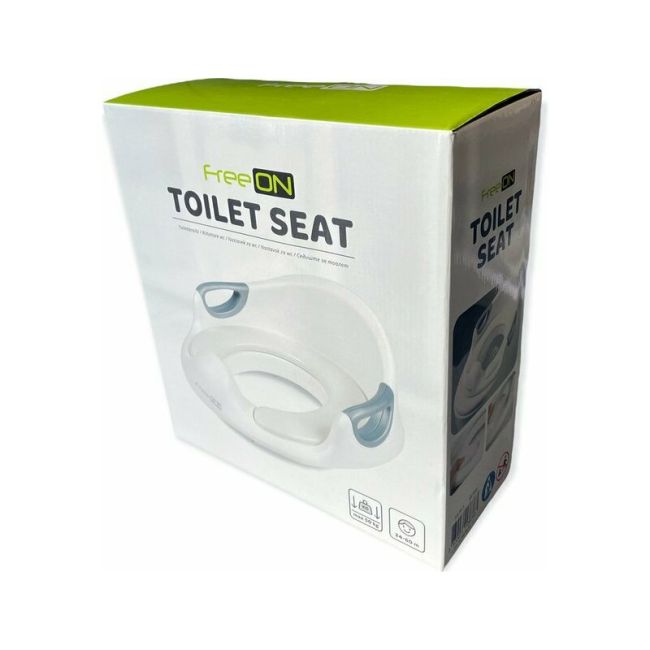 Reductor toaleta, FreeON, Cu perna confortabila si detasabila, Cu manere, 37x9,3x65,5 cm, White BYN38763