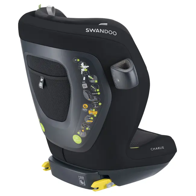 Scaun auto Swandoo Charlie i-Size Chia Black ERFSW110CH12490