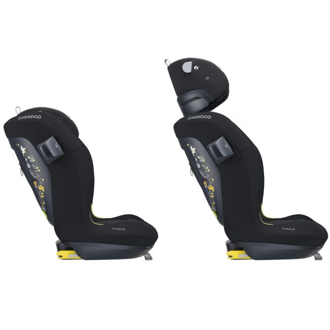 Scaun auto Swandoo Charlie i-Size Chia Black ERFSW110CH12490