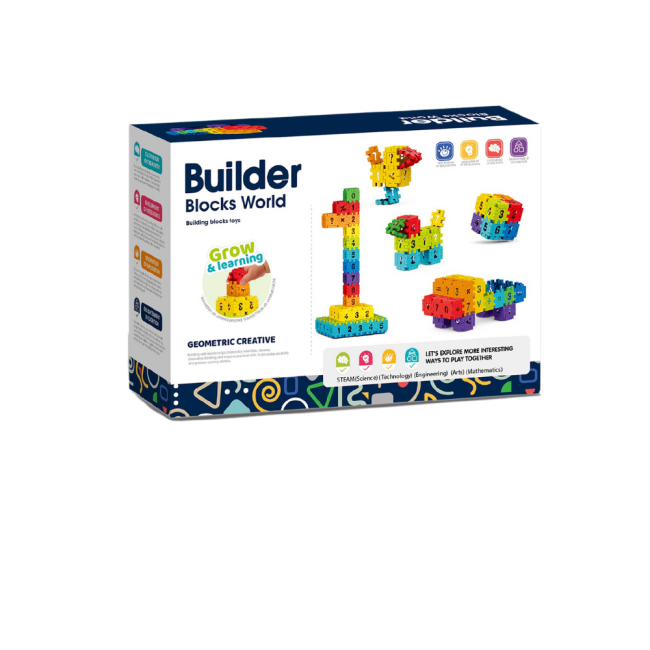 Set de constructie steam - micutul matematician (100 piese)