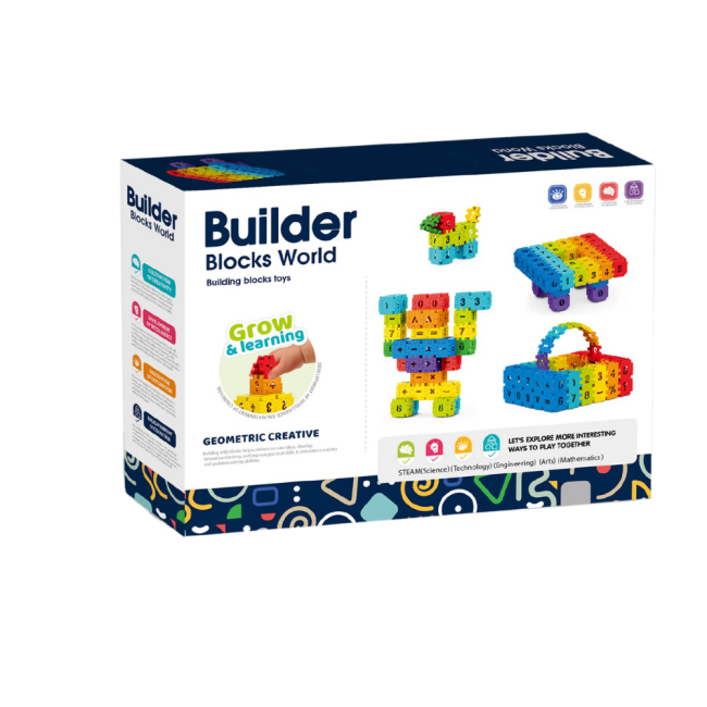 Set de constructie steam - micutul matematician (200 piese)