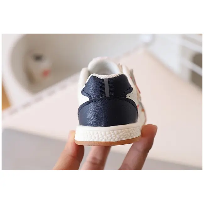 Adidasi albi pentru copii - red star mbxz-p-777-1-c