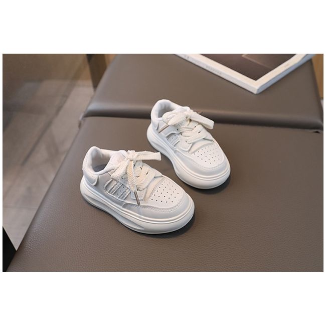 Adidasi albi pentru fetite - glamy mdca998-1-c