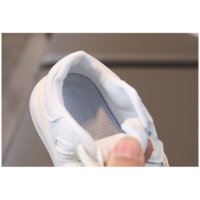 Adidasi albi pentru fetite - glamy mdca998-1-c