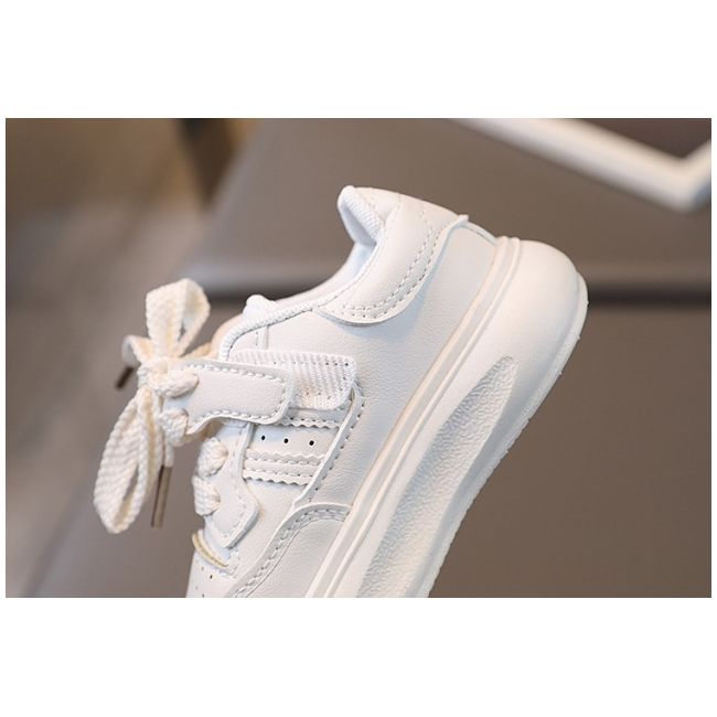 Adidasi albi pentru fetite - glamy mdca998-1-c