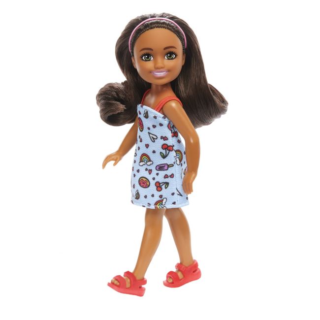 BARBIE PAPUSA CHELSEA CREOLA CU PAR SATEN SI ROCHITA ALBASTRA VIVMTDWJ33_HXM97