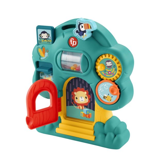 FISHER PRICE ANIMAL FRIENDS CENTRU DE ACTIVITATI CASUTA DIN COPAC VIVMTHXK32_HXK34